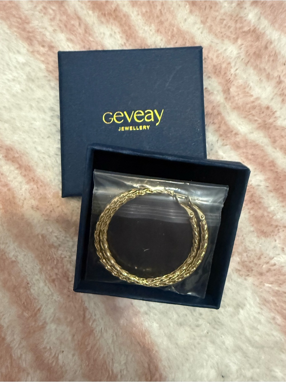 Gold Braided Hoop Earrings for Women - Elegant Twist Design